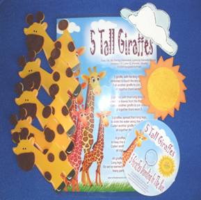 Giraffes (5 or 7 wood props)