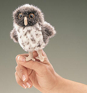 Spotted Owl &ndash; Finger Puppet