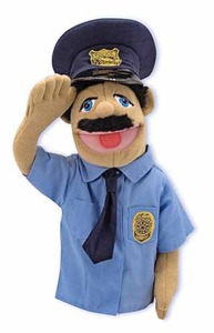 &ldquo;Cy&rdquo; The Policeman - Hand Puppet