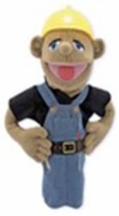 Harry the Construction Worker &ndash; Hand Puppet